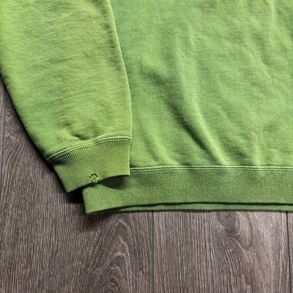 Vintage 90s Club Monaco Green Crewneck Sweatshirt Medium Cmx Rare - Picture 3 of 8